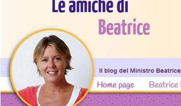 Le amiche di Beatrice, il blog del Ministro Lorenzin