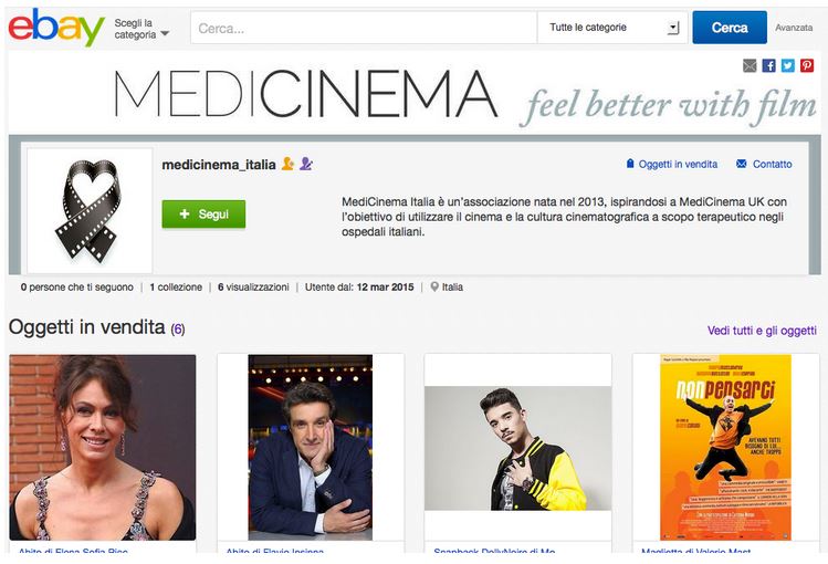 Cinematerapia: asta benefica per portare il cinema in ospedale