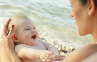 Neonato al mare