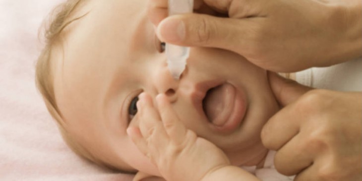 Lavaggio nasale neonato